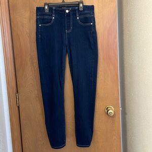 Liverpool pull on “the ankle skinny” jeans, dark wash, size 6/28